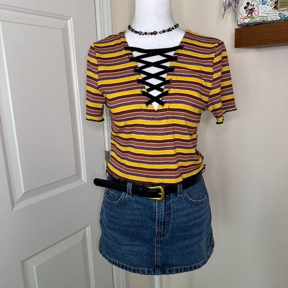 V-by-very Women's multi Shirt